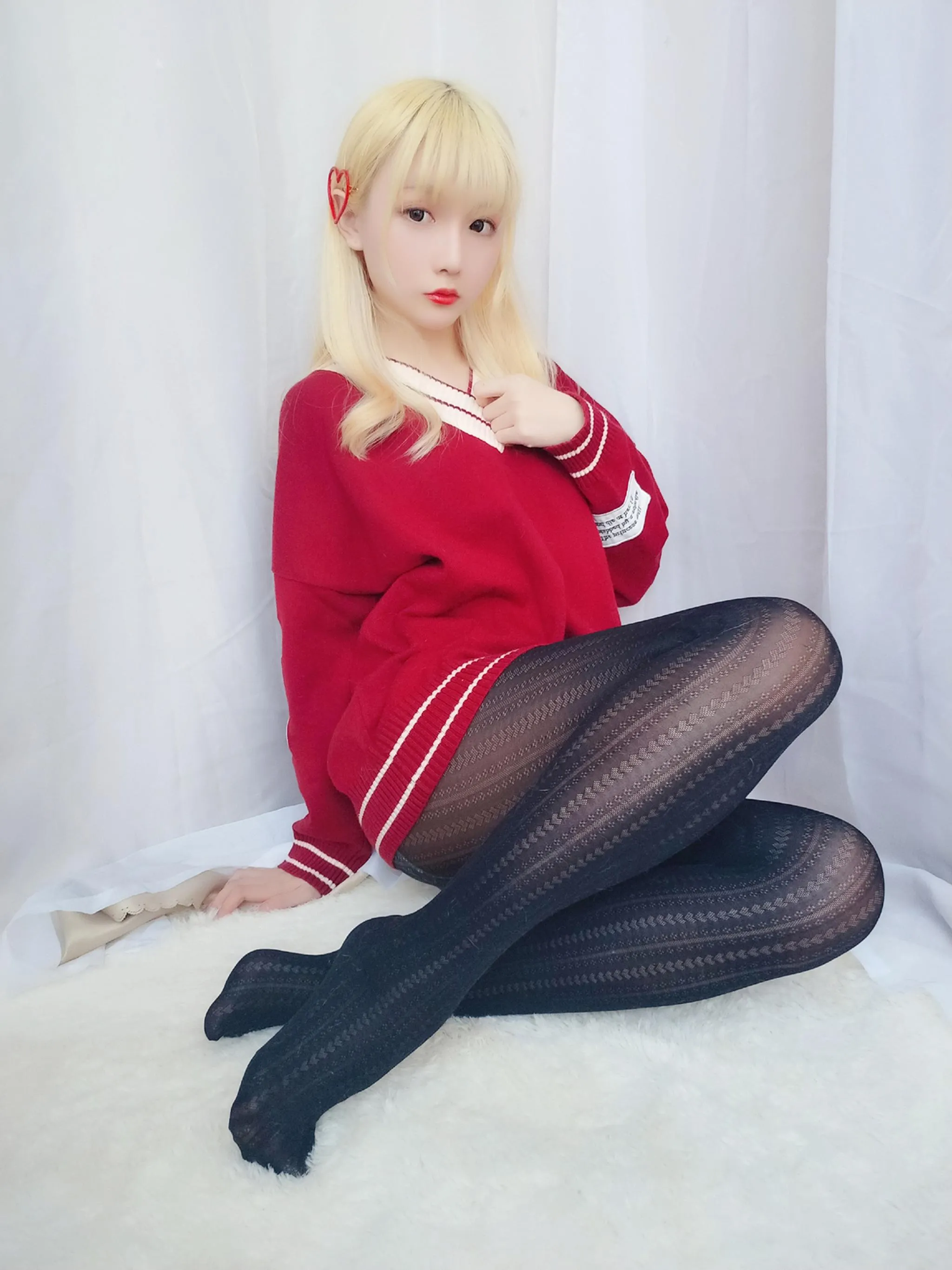 星之迟迟 – VOL.08 玫瑰月光包-玫瑰味黑丝（26P） [26P]插图5